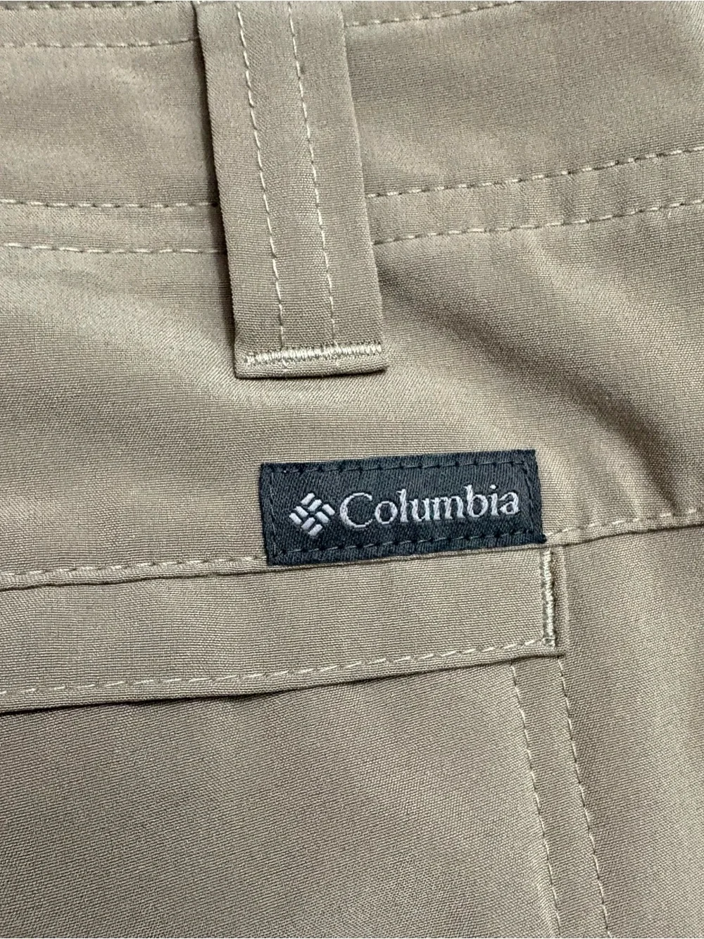 Columbia Eaglecrest Shorts Men 32 Beige Tan Omni-Shade Cargo Hiking Outdoor 10”